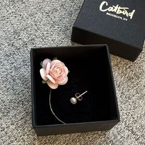 Classic Pearl Stud (single) ⚪️